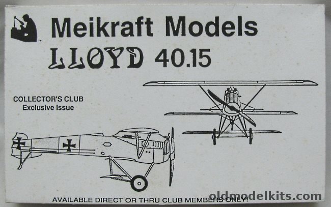 Meikraft Models 1/72 Lloyd 40.15 Triplane plastic model kit
